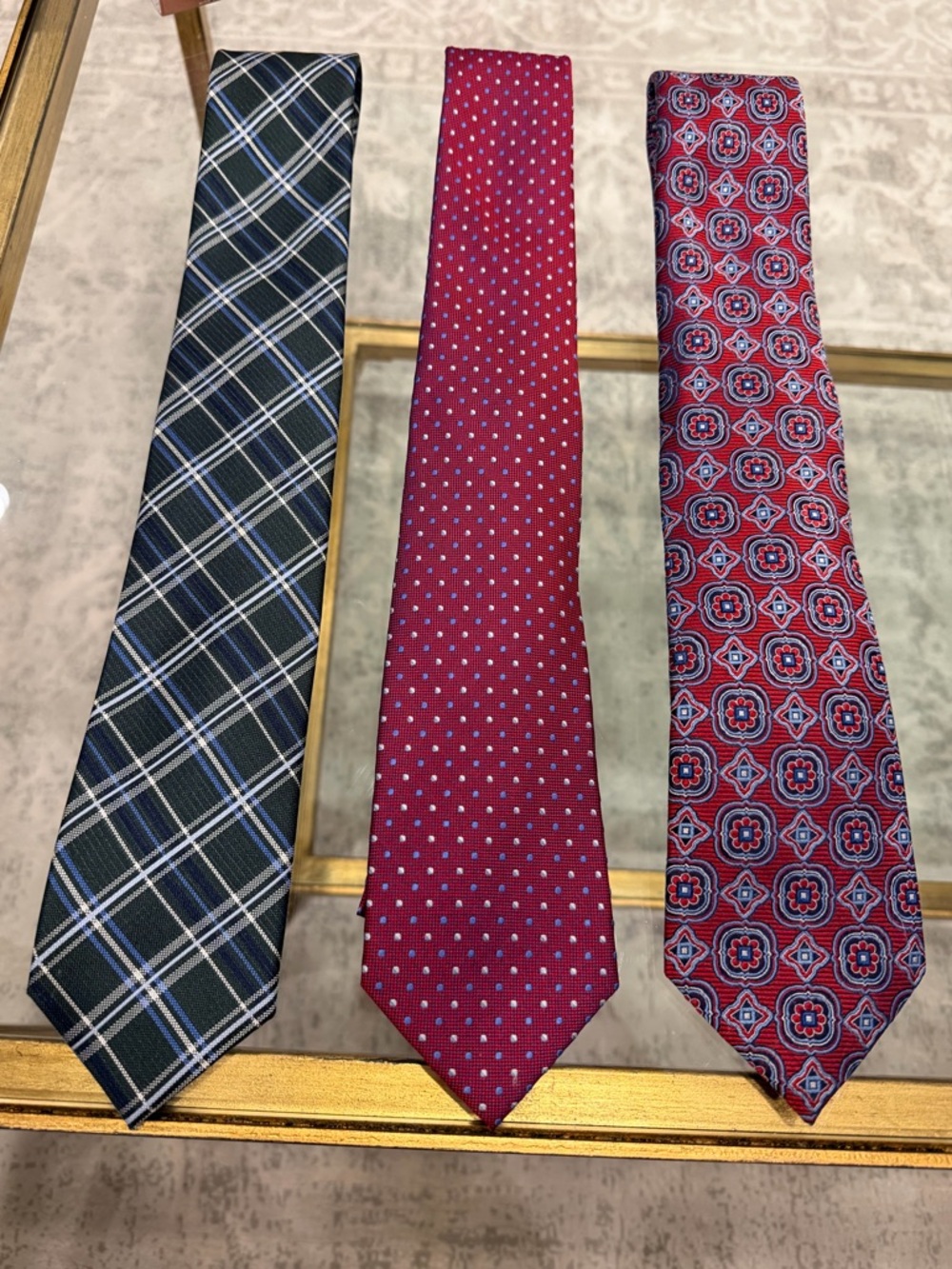 Three Ties: 2 Jos. A. Bank and 1 Cremieux